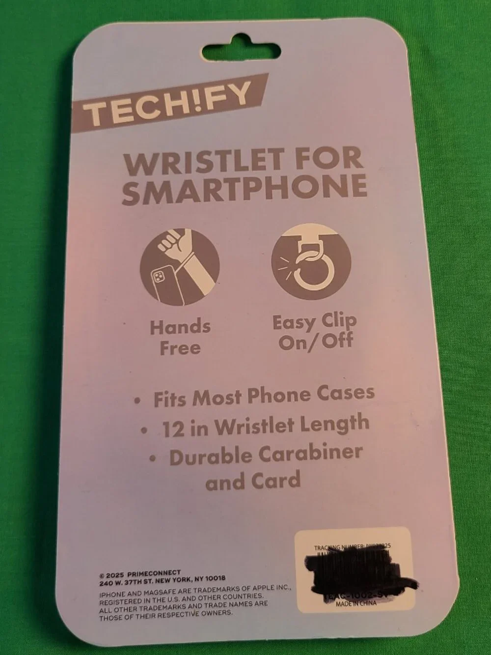 Tech!Fy Wristlet For Smart Phone Metal 2025 Prime Connect